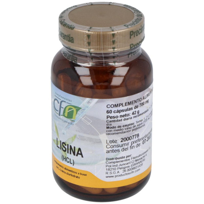 Lisina 500mg. 60cap - Cfn
