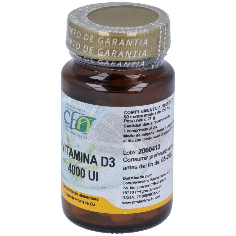 Vitamina D 4000ui 60comp - Cfn