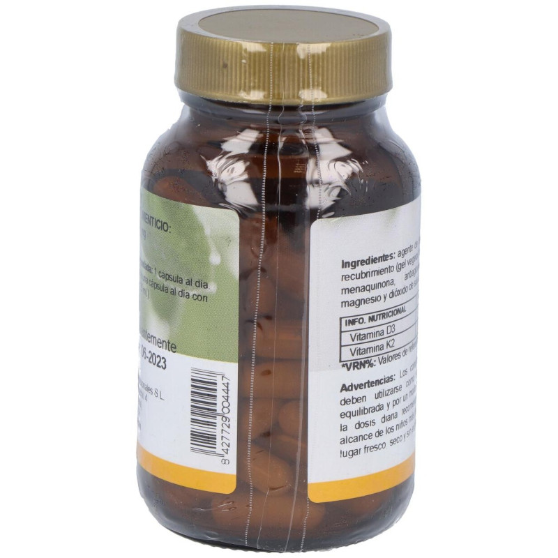 Vitamina D3+k2 60caps - Cfn