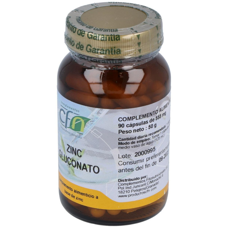 Zinc Gluconato 90cap - Cfn