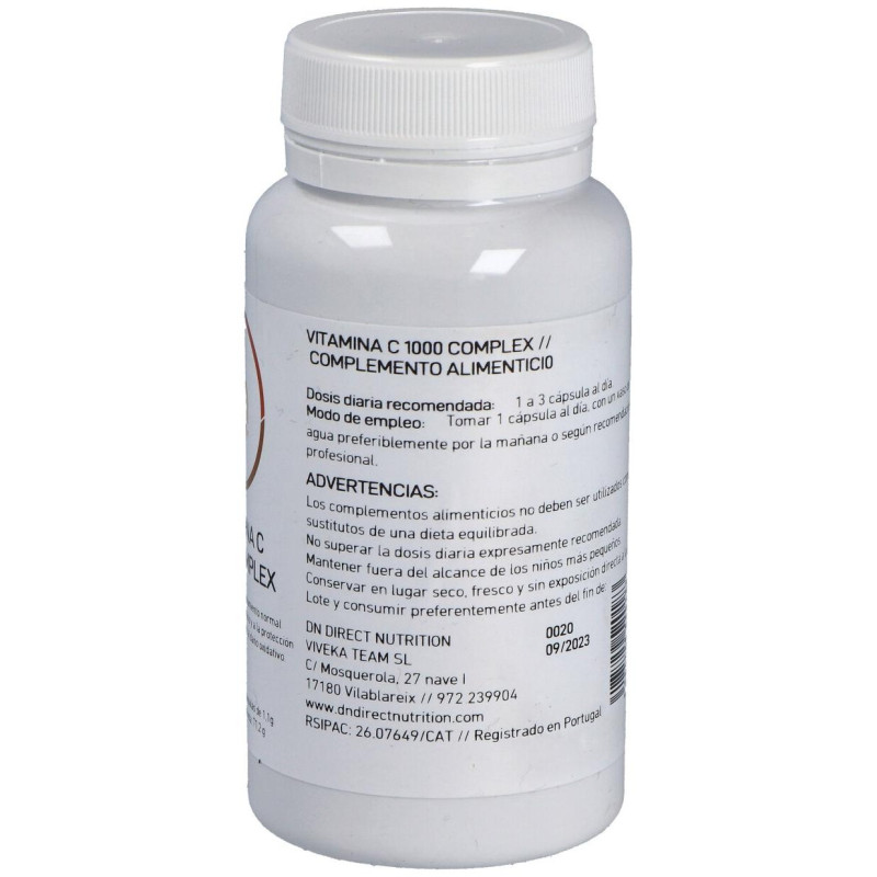 Direct Nutrition Vitamina C 1000Ui Complex Bioflavonoides 60Caps