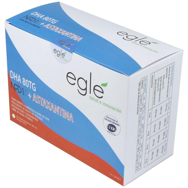 Npd1 Dha 80 Tg Astaxantina 120 Perlas - Egle