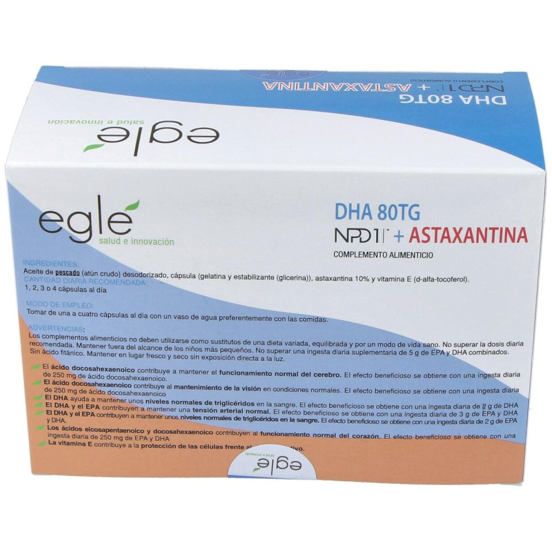 Npd1 Dha 80 Tg Astaxantina 120 Perlas - Egle