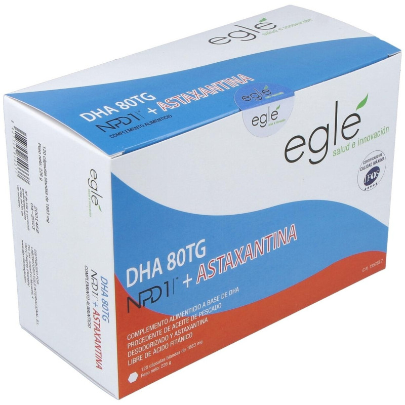 Npd1 Dha 80 Tg Astaxantina 120 Perlas - Egle