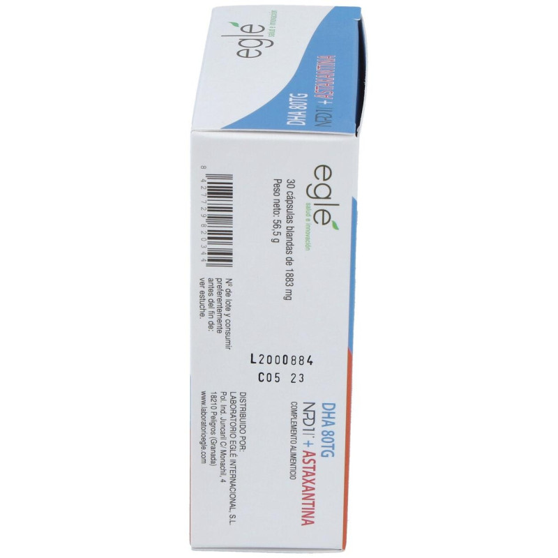 Eglé Npd1 Dha 80Tg Astaxantina 30 Perlas