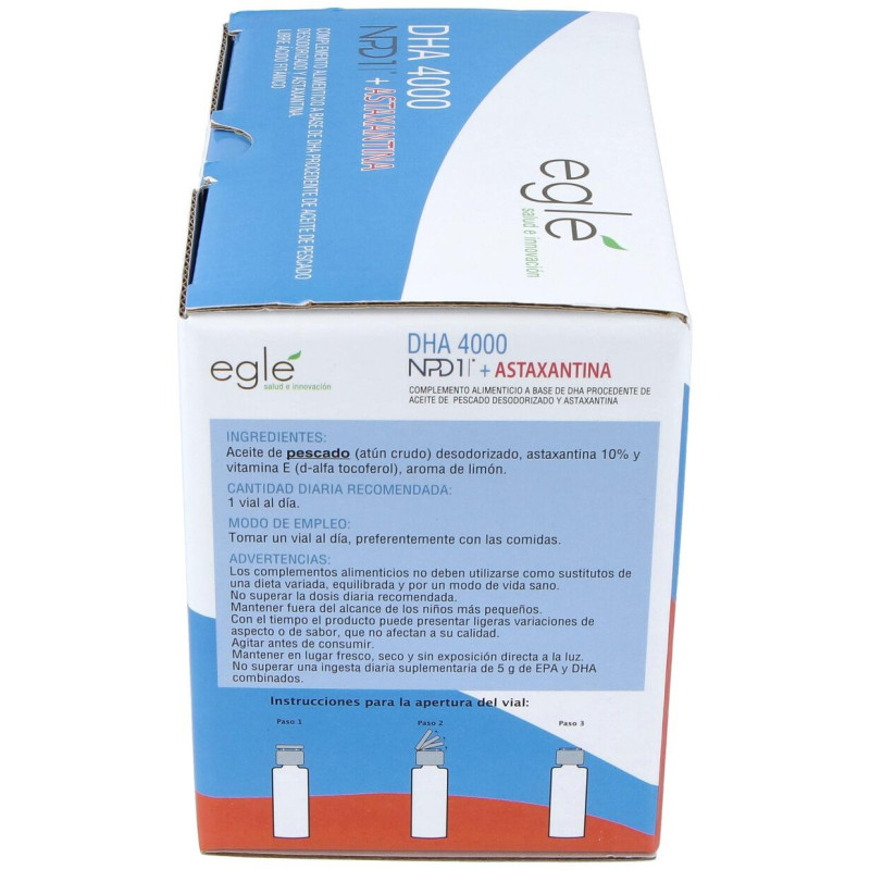 Eglé Dha 4000 Npd1 + Astaxantina 30x5ml - Egle