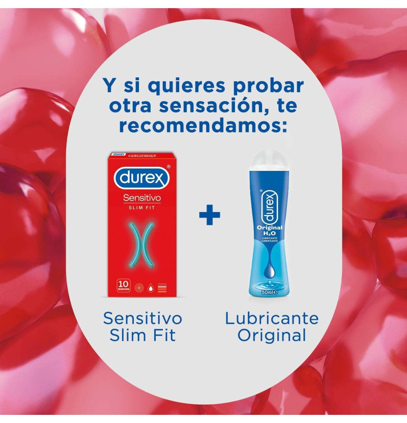 Durex Sensitivo Slim Fit - Preservativos (10 Unidades) - Reckitt Benckiser