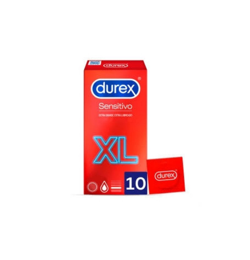 Durex Sensitivo Xl - Preservativos (10 Unidades) - Reckitt Benckiser