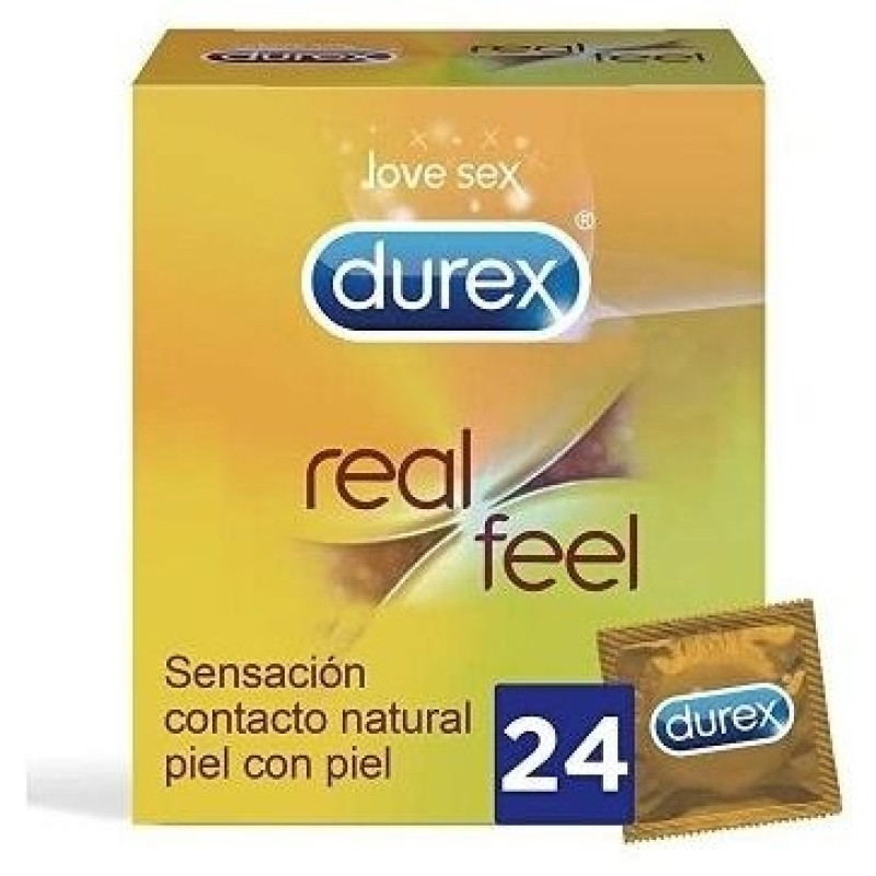 Durex Real Feel sin Latex 24 Unidades - Preservativo