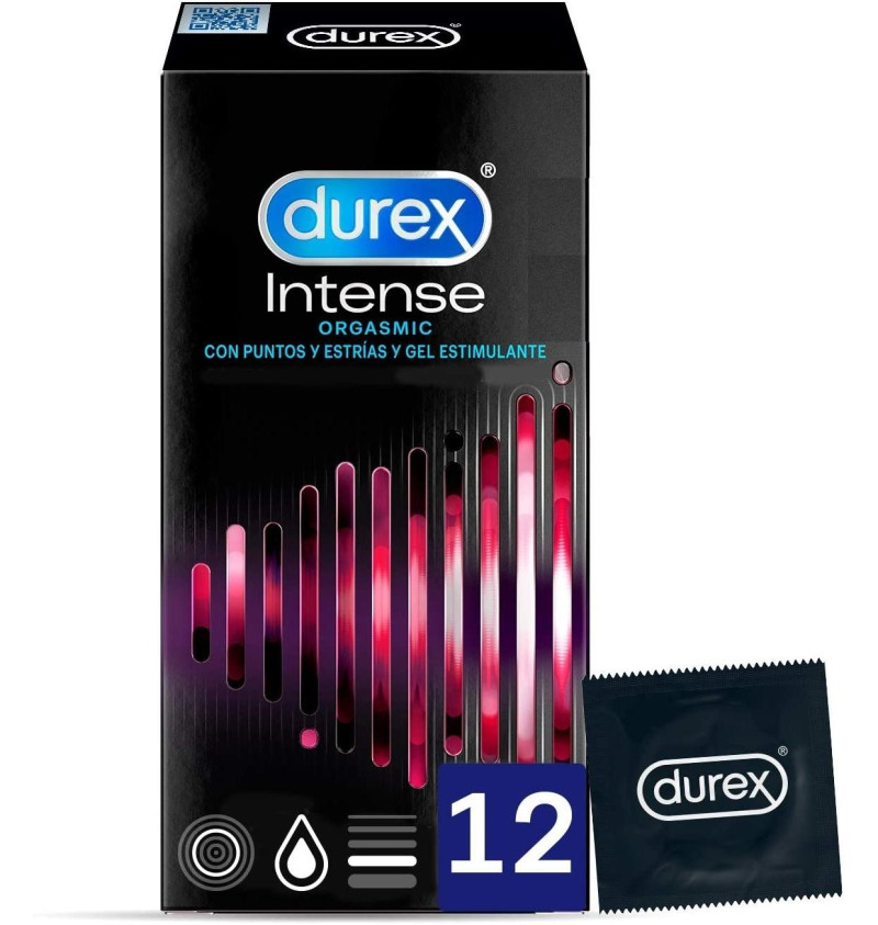 Durex Intense Orgasmic (12 Preservativos) - Reckitt Benckiser