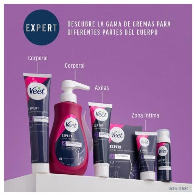 Veet Expert Kit Crema Depilatoria Zona Íntima
