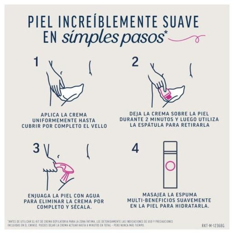 Veet Expert Kit Crema Depilatoria Zona Íntima