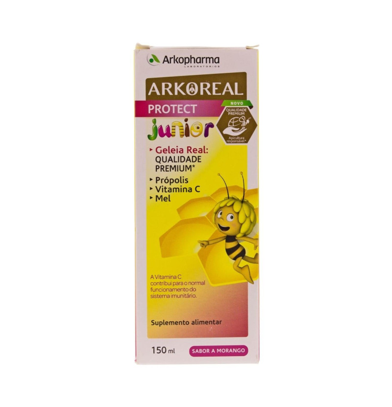 Arkoreal Jarabe Protect Bio (1 Envase 140 Ml Sabor Fresa)