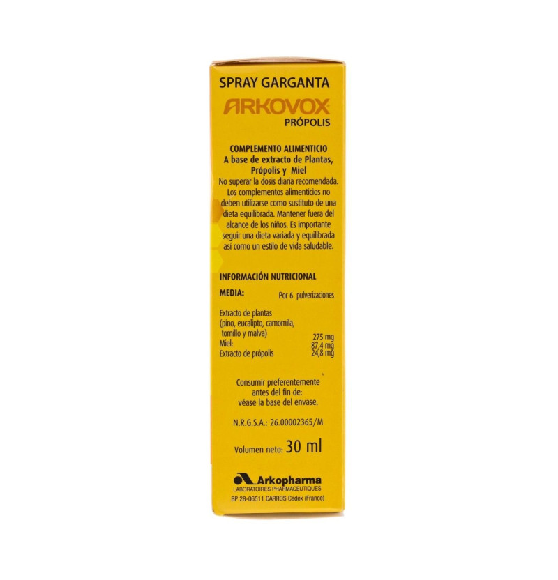 Arkovox Propolis Spray (1 Envase 30 ml) - Arkopharma