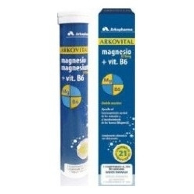 Arkomag Magnesio + Vitamina B6 Efervescente 2x21comp - Arkopharma