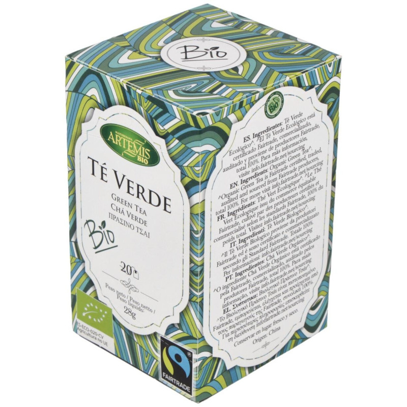 Te Verde Infusion 20bolsitas. Bio - Artemis Bio