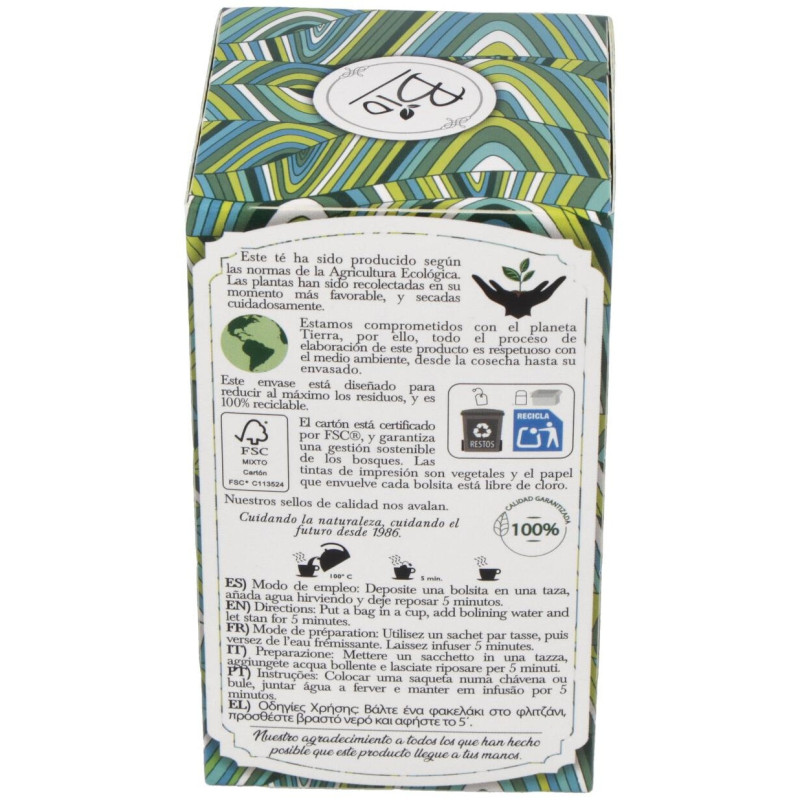 Te Verde Infusion 20bolsitas. Bio - Artemis Bio