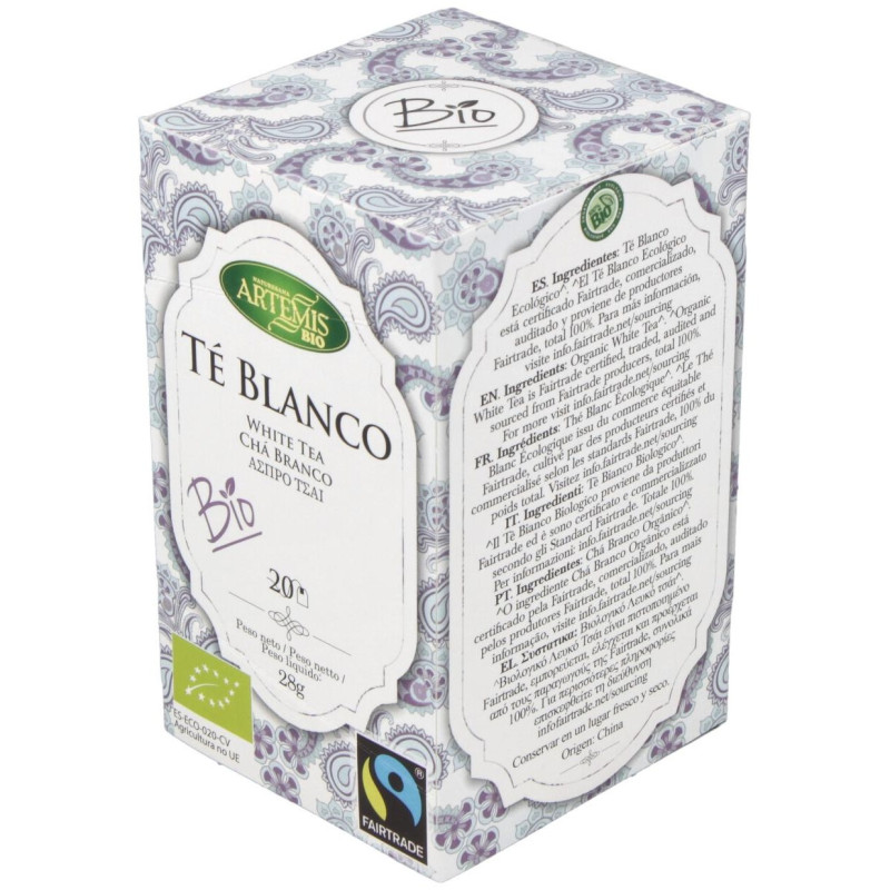 Herbes del Moli Te Blanco Infusion Bio 20uds - Artemis Bio