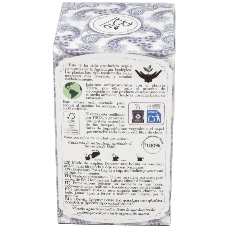 Herbes del Moli Te Blanco Infusion Bio 20uds - Artemis Bio