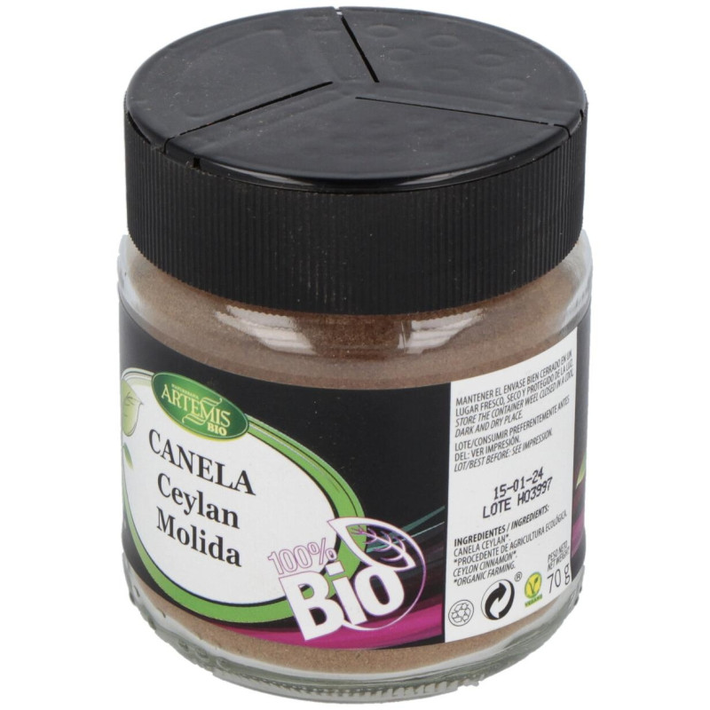 Especia De Canela Ceylan Xl Molida 70Gr. Bio