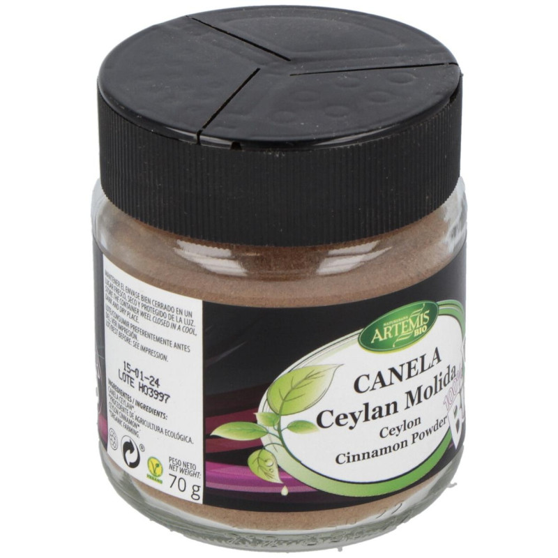 Especia De Canela Ceylan Xl Molida 70Gr. Bio