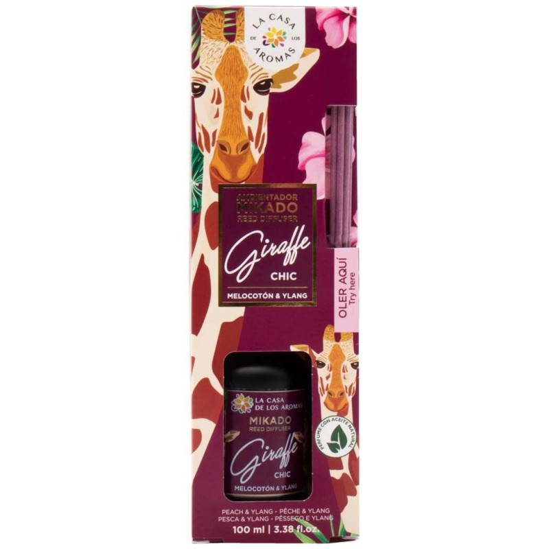 Mikado Ambientador Giraffe Chic 100ml - La Casa de los Aromas