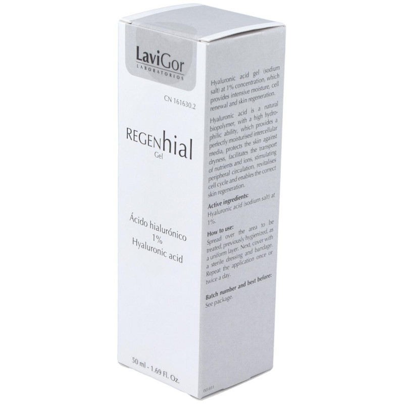 Regenhial Gel 50 ml Hialuronico 1% - Lavigor