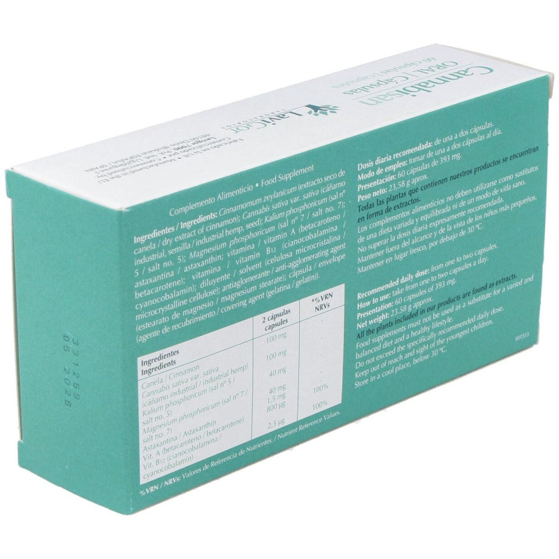 Cannabisan Oral 60Cap. 2