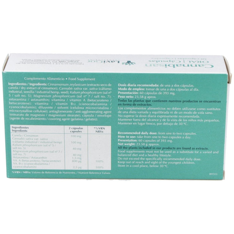 Cannabisan Oral 60Cap. 2