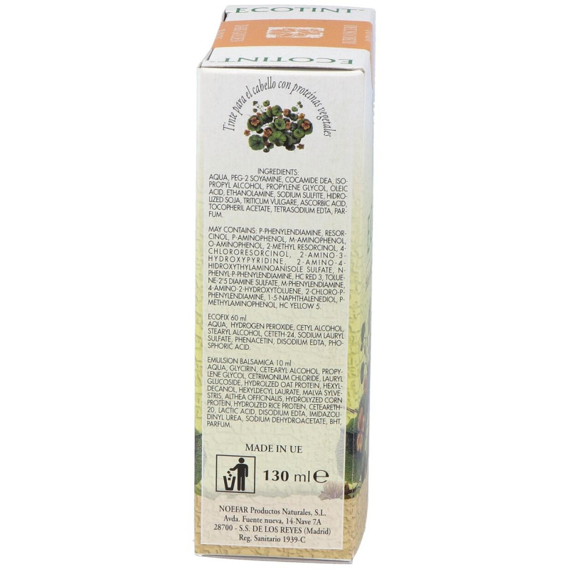 Tinte Cabello 6d Rubio Oscuro Dorado 130ml - Ecotint