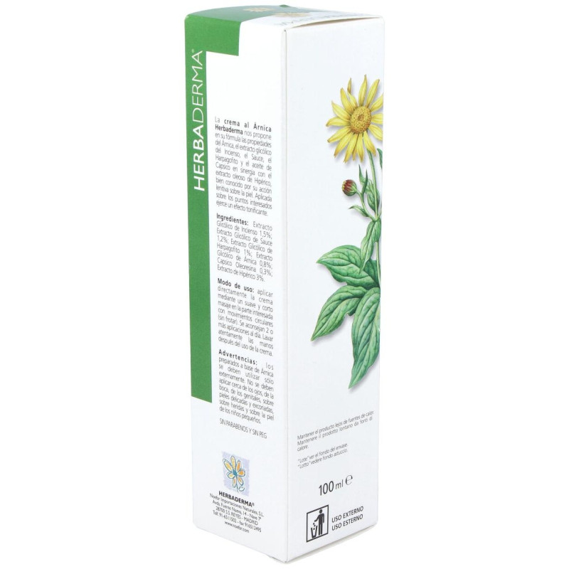 Herbaderma Arnica sin Parabenos 100ml - Noefar
