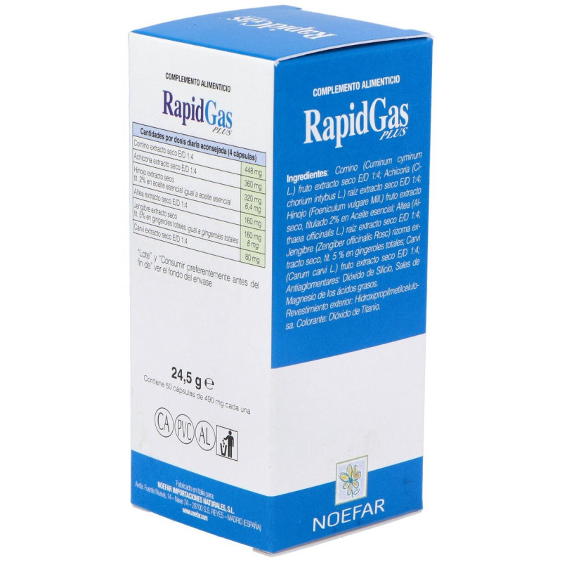 Rapidgas Plus 50cap - Noefar