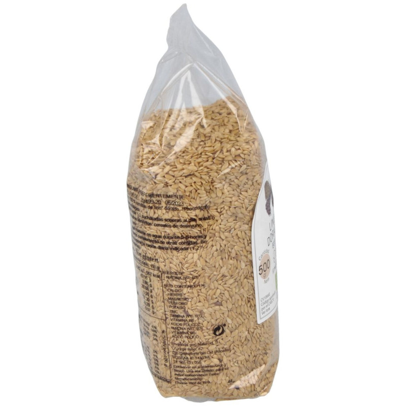 Semillas de Lino Dorado 500gr. Eco - Naturcid