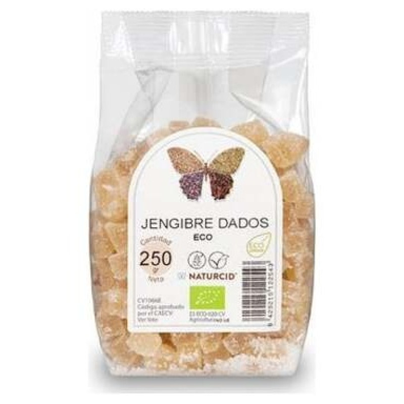 Jengibre Dados Bolsa Eco 200g - Naturcid