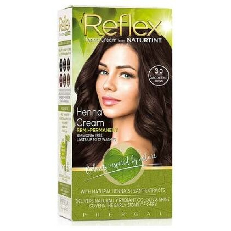 Naturtint Henna Cream 3.0 Castaño Oscuro 110Ml