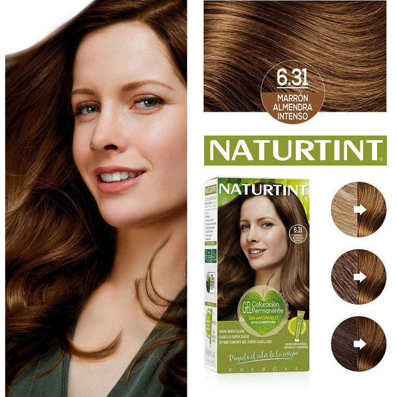 Tinte de Cabello 6.31 Marron Almendra Intenso 1ud - Naturtint
