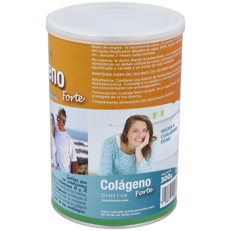 Colágeno Forte Sabor Tropical 300g - Dimefar