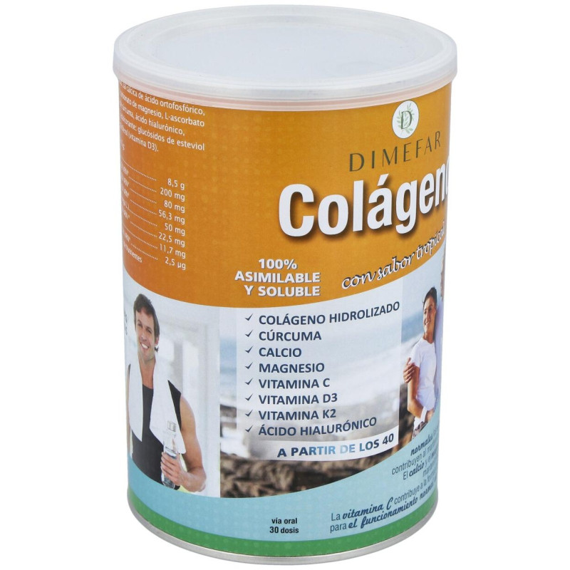 Colágeno Forte Sabor Tropical 300g - Dimefar