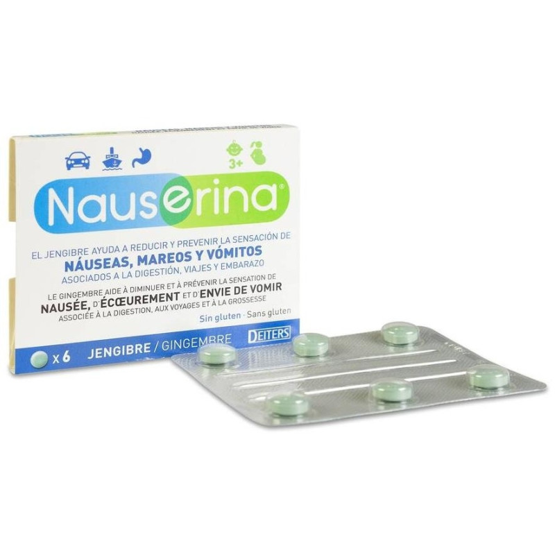 Antimareos Jengibre 6 Comp - Nauserina