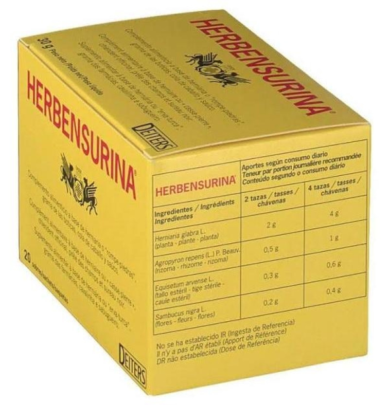 Herbensurina Renal (20 Sobres) - Laboratorio Deiters