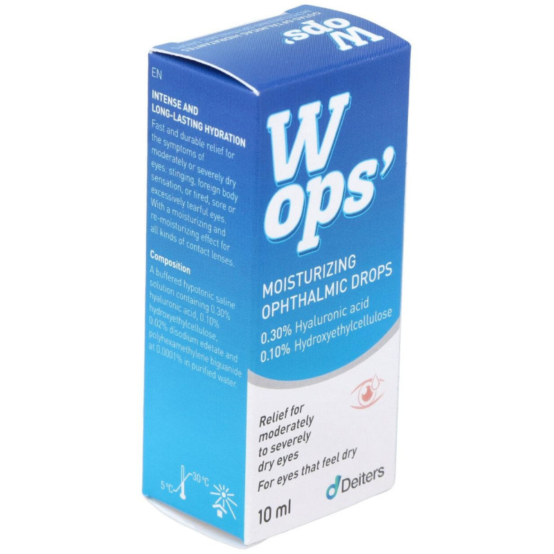 Wops Gotas Oftálmicas Hidratantes 10ml - Deiters