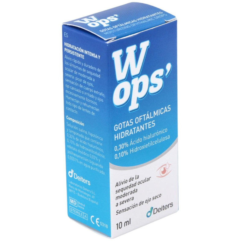 Wops Gotas Oftálmicas Hidratantes 10ml - Deiters