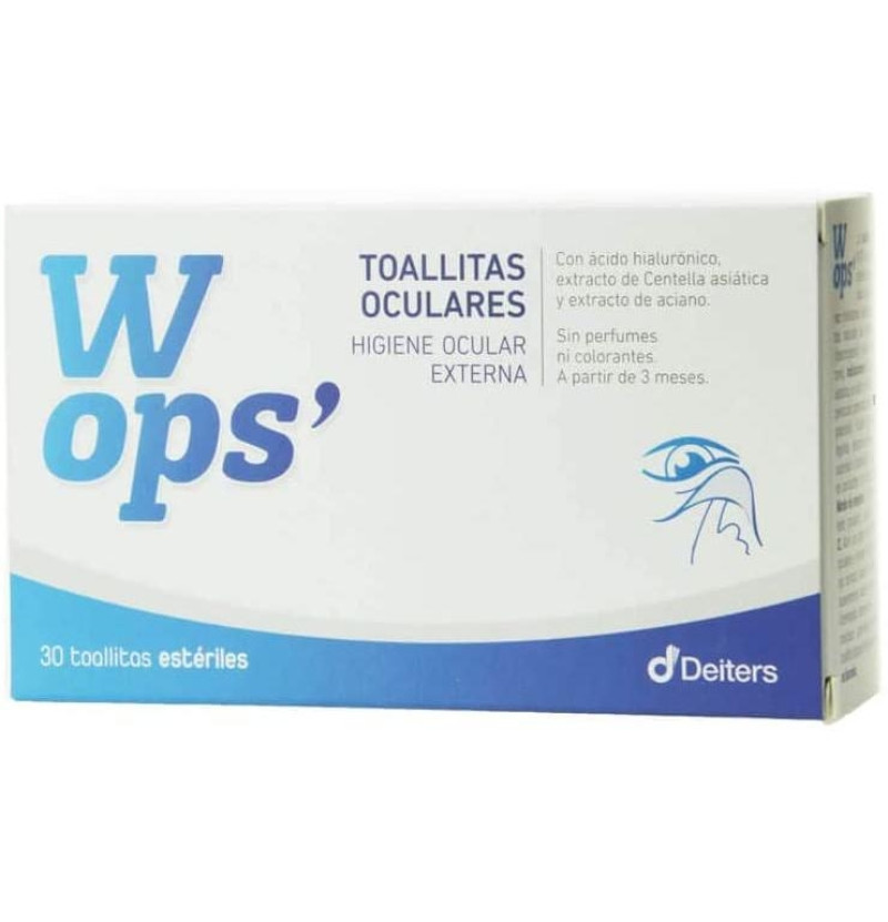 Wops´ (30 Toallitas Oculares Esteriles) - Laboratorio Deiters