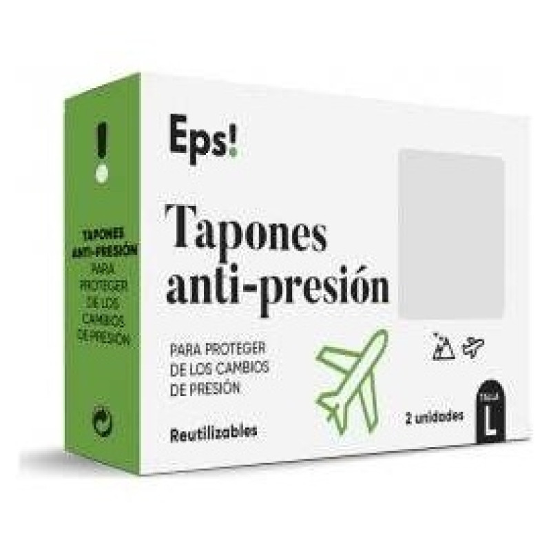 ! Tapones Antipresión para el Oído Talla L 2u - Eps