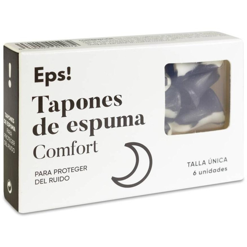 Eps! Tapones de Espuma Comfort, 6 Unidades - Welnia