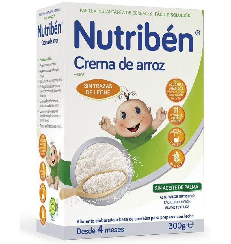 Nutriben Crema de Arroz, 300 g - Alter Farmacia S.a