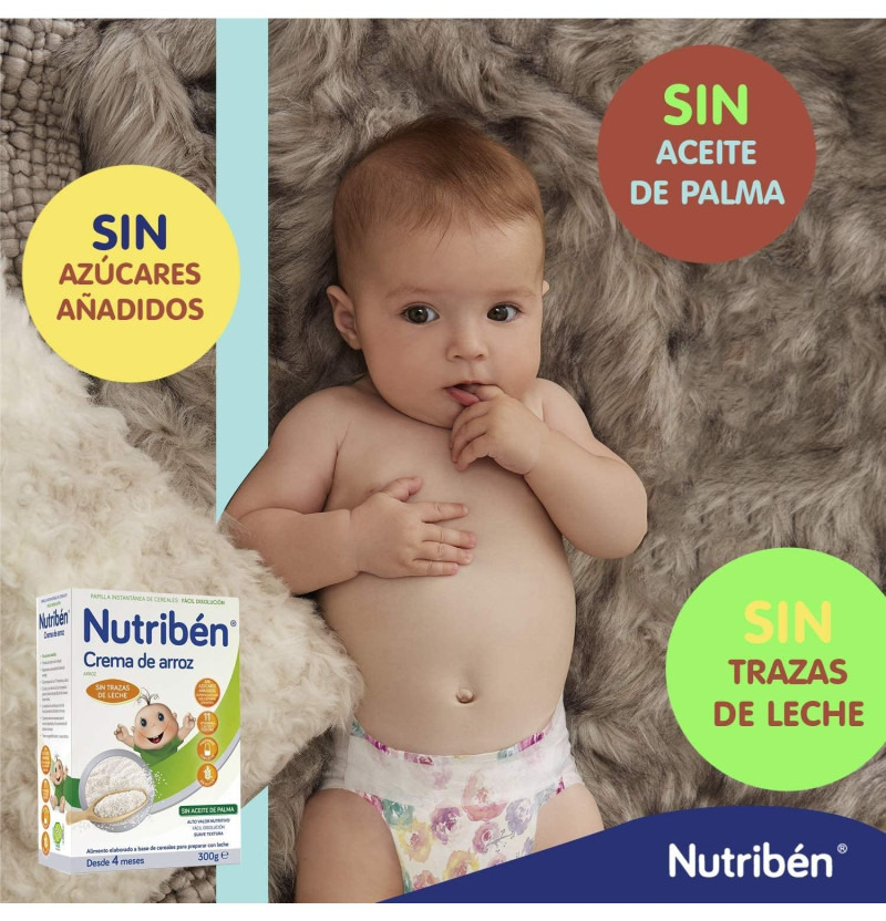 Nutriben Crema de Arroz, 300 g - Alter Farmacia S.a