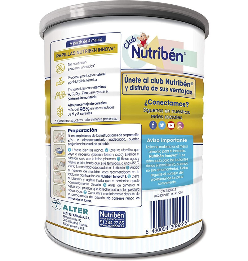 Nutriben Innova 1 - Alter Farmacia S.a