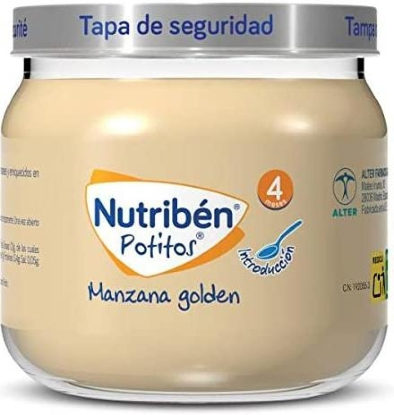 Nutriben Potito Inicio a la Fruta - Manzana Golden - Alter Farmacia S.a