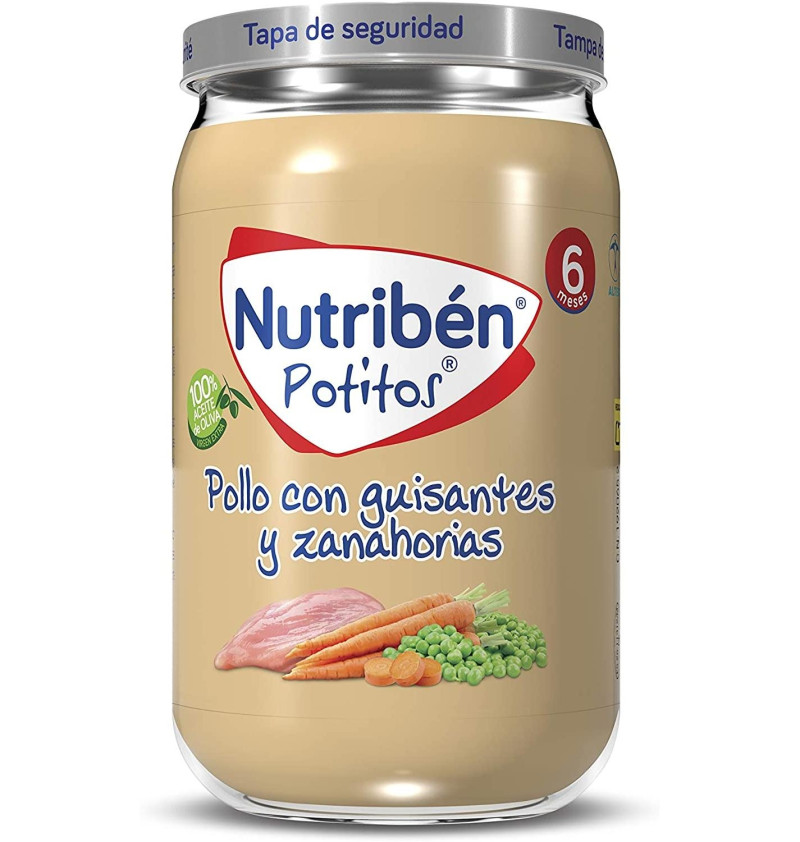 Nutriben Pollo con Guisantes y Zanahorias - Alter Farmacia S.a